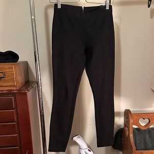 EUCJ. Crew Ponte Pixie Pants Back Zip Seams Flattering Fall Polished Beatnik 0S